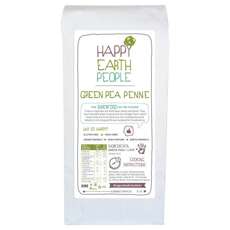 100% Green Pea Penne, 1kg