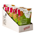 Shipper box of 12 Happy Earth People coconut and vanilla mini cookie packs