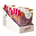 Shipper box of 12 Happy Earth People dark choc chip mini cookie packs
